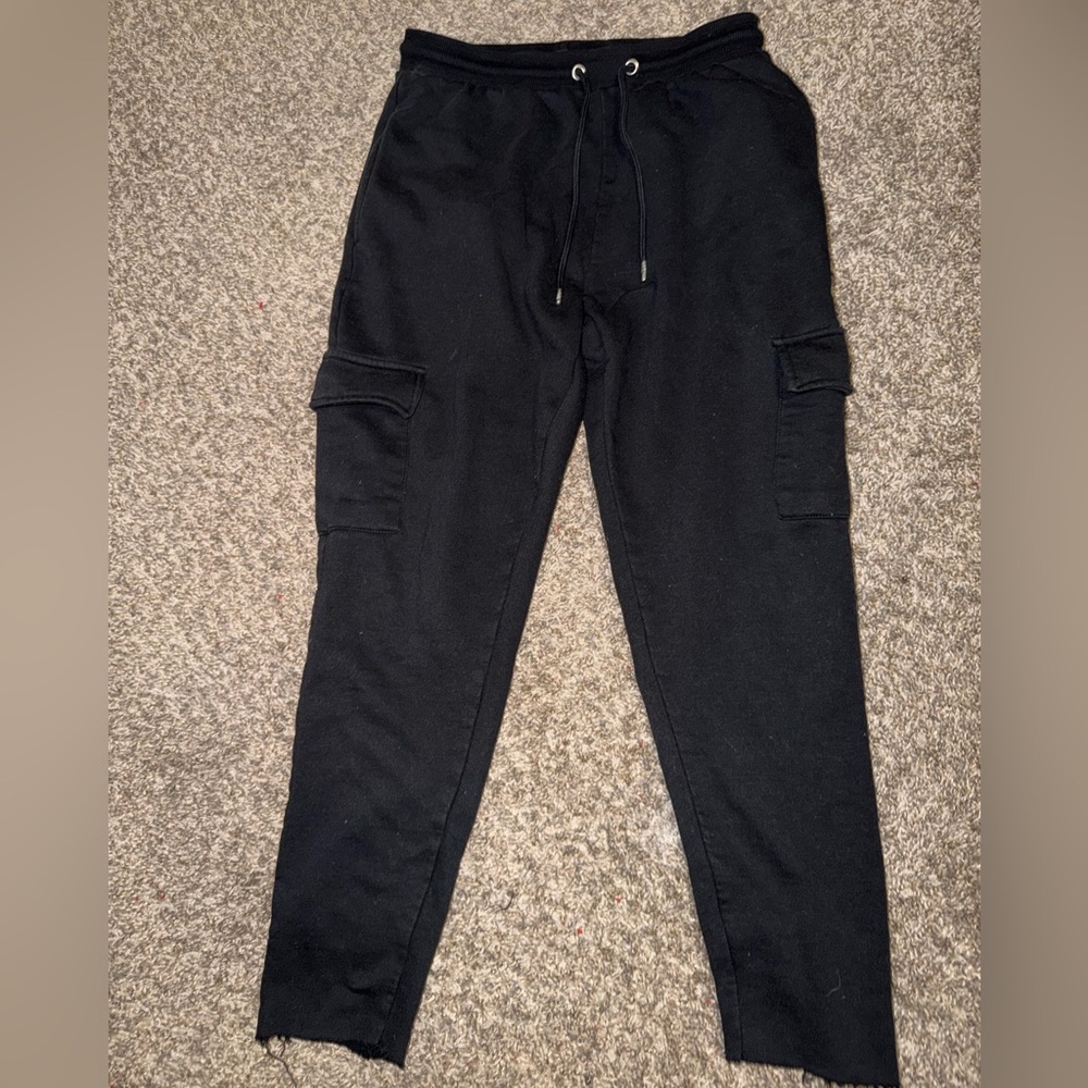 BoohooMAN Black Jogger Pants